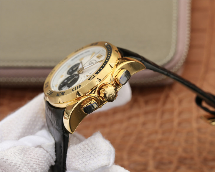 帕瑪強尼Pershing繫列男士運動版多功能腕錶 完美1.1復刻 全自動機械機芯 男士腕錶 意大利牛皮￥3880