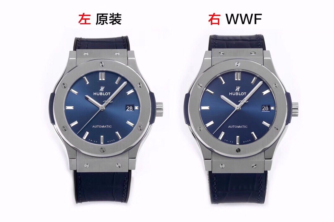 WWF廠宇舶經典融合鈦金屬繫列膠帶男士機械手錶42mm￥3480
